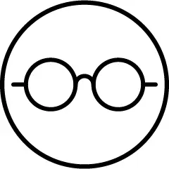 Eyeglasses icon