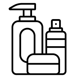 Icon of health and beauty products