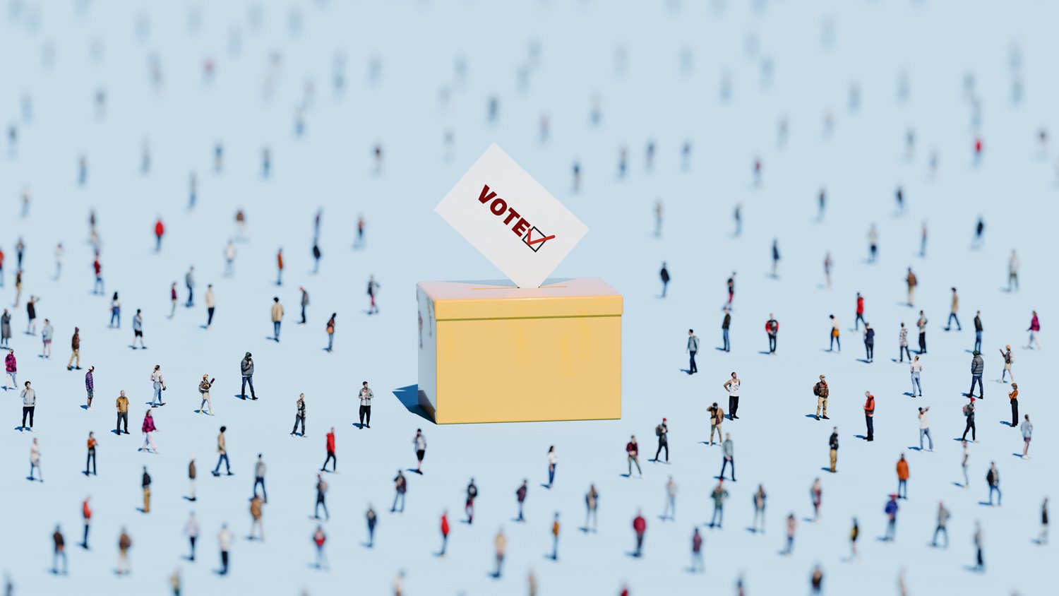 Casting a ballot