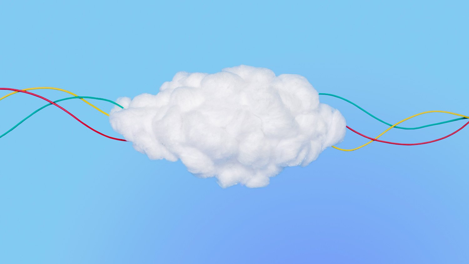 Radio waves going through a cloud