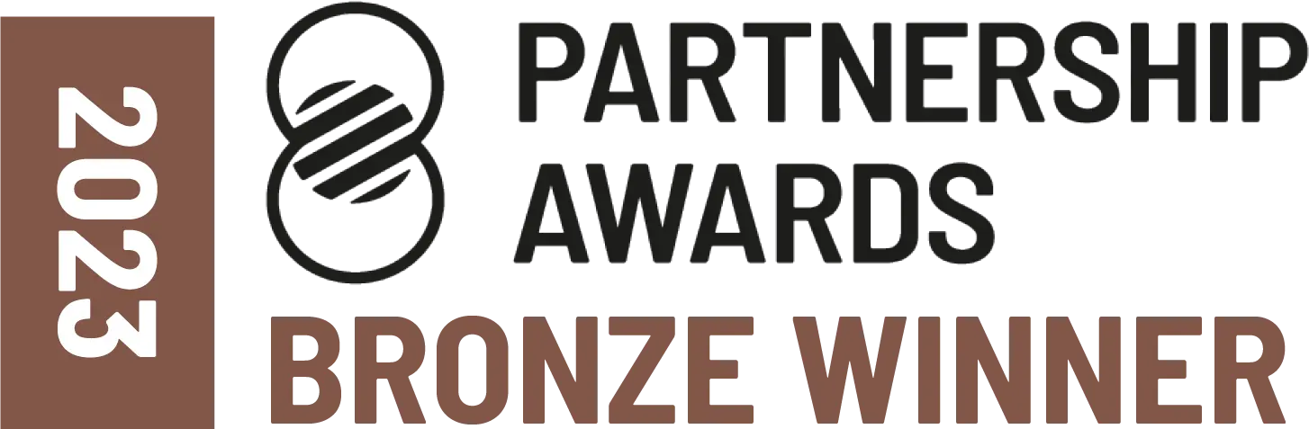 2023 Partnership Awards Bronze winner graphic