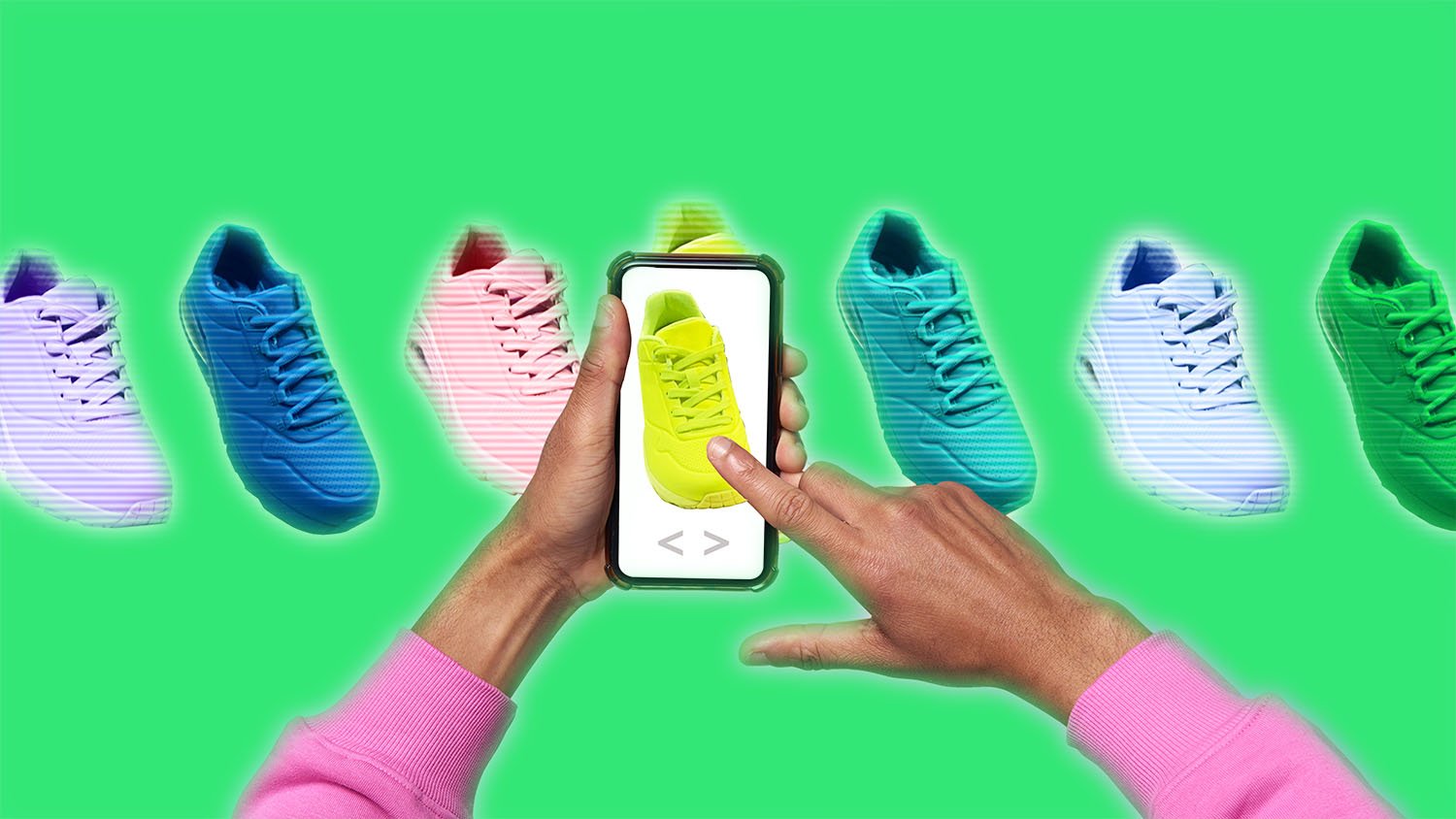Shopping for sneakers on the internet