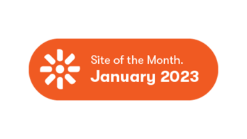 Kentico Site of the month - January 2023 logo
