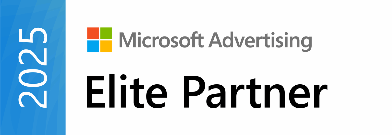 Microsoft Advertising 2025 Elite Partner badge